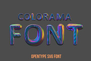 Colorama Font, a Font by Handmadefont (Thumbnail 1 of 9)