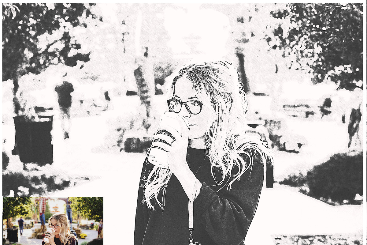 Manga Style Sketch Effects, an Action Add-On by pallabip (Photo 8 of 8)