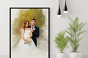 Couples Watercolor Painting, an Action Add-On by MRI STUDIO (Thumbnail 6 of 13)