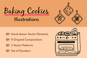 Baking Cookies Illustrations, a Food Illustration by AJ Doodles (Thumbnail 1 of 16)