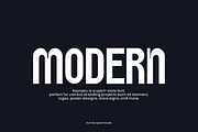 Rayneky - Sporty Font, a Sans Serif Font by Iqsiart Studio (Thumbnail 3 of 8)