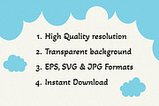 Baby Shower Clipart Bundle, an Illustration by Helospace (Thumbnail 9 of 10)
