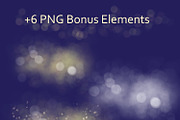Lights & Stars Clipart + Backgrounds, a Pattern Graphic by MixPixBox (Thumbnail 4 of 5)
