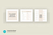 Productivity Planner Instagram Canva, a Social Media Template by peterdraw (Thumbnail 4 of 14)
