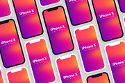 iPhone X, iPhone 11 Flat Mockup, an iPhone Mockup by Big Zone Studio (Thumbnail 4 of 4)