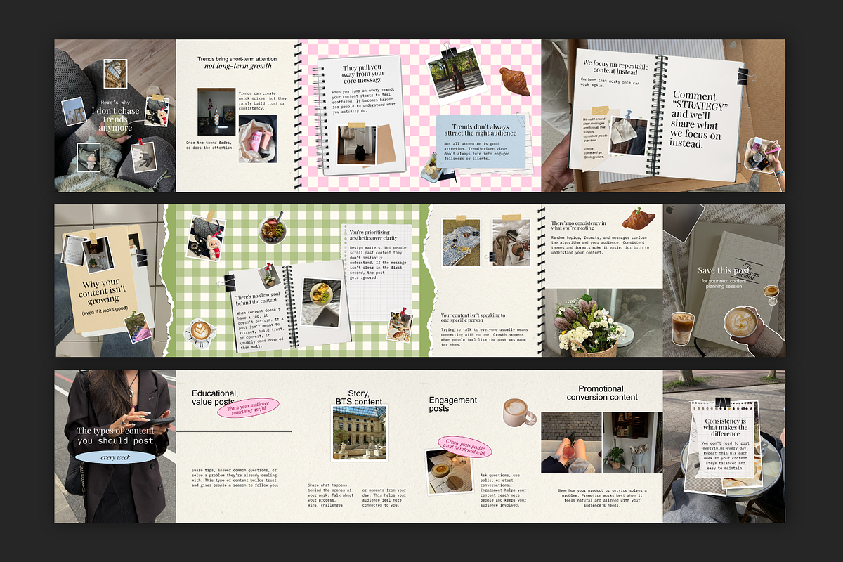 Carousels for Social Media Managers, a Social Media Template by Meraki Templates (Photo 6 of 10)