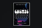 Cosmic Hippie - Groovy Font, a Sans Serif Font by HipFonts (Thumbnail 5 of 10)