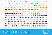 Monogram SVG Cut File Bundle, an Illustration by SavanasDesign (Thumbnail 2 of 9)