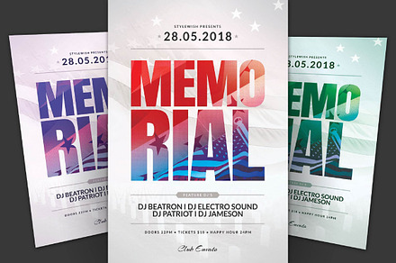 Flyer do Memorial Day