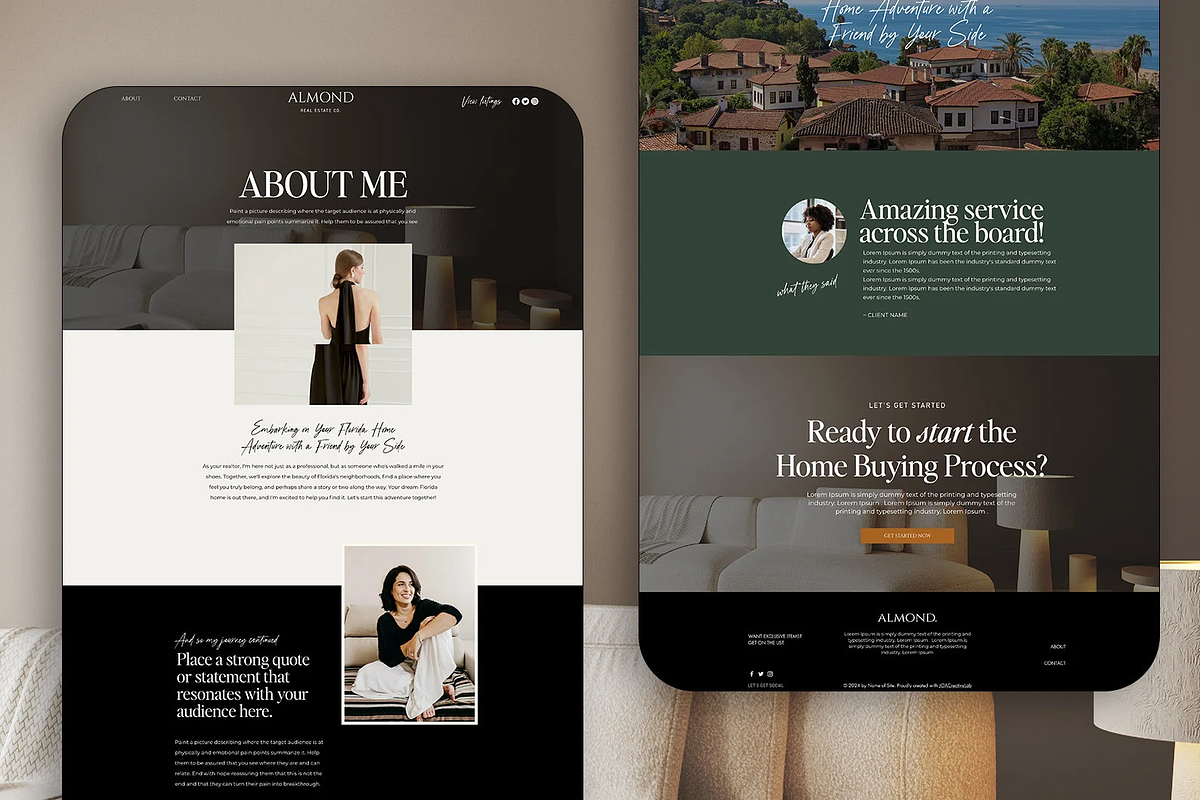 Wix Website Template for Realtors, a Wix Template by JOA CREATIVE LAB (Photo 4 of 6)