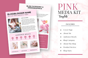 4 Page Media Kit Canva Template