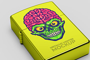 Metallic Lighter Mockup - 8 views, a Merchandise Mockup by Illusiongraphic (Thumbnail 17 of 21)