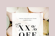Easter Sale Email Template Canva, an Email Template by KikiBunnyCreative (Thumbnail 3 of 7)