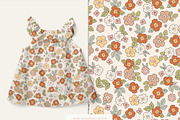 Wild flower seamless pattern, a Pattern Graphic by Cozy pattern shop (Thumbnail 3 of 4)