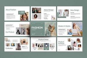 Fashion Presentation Template, a Presentation Template by MightyDesign