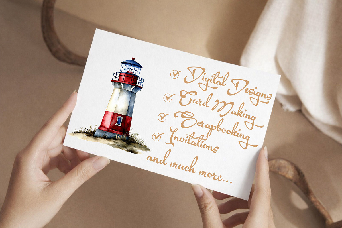 Watercolor sea set Clipart, an Illustration by Libby Wishes (Photo 7 of 7)
