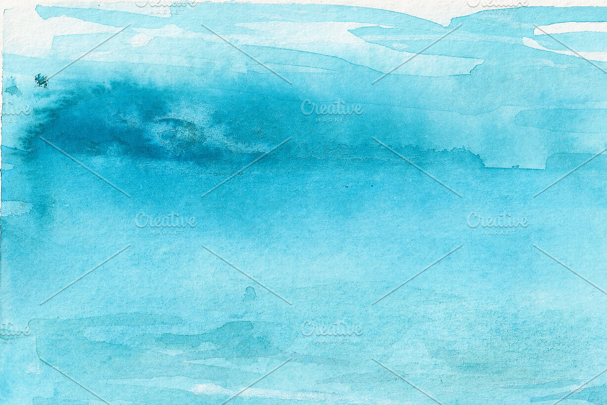 Abstract Seabed Watercolor Painting, a Decorative Illustration by Kolorata Art (Photo 2 of 3)