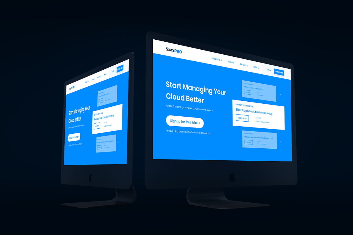 SaaS PRO - Startup Landing Page XD, an UI Kit Template by DotnikStudio.com (Photo 4 of 7)