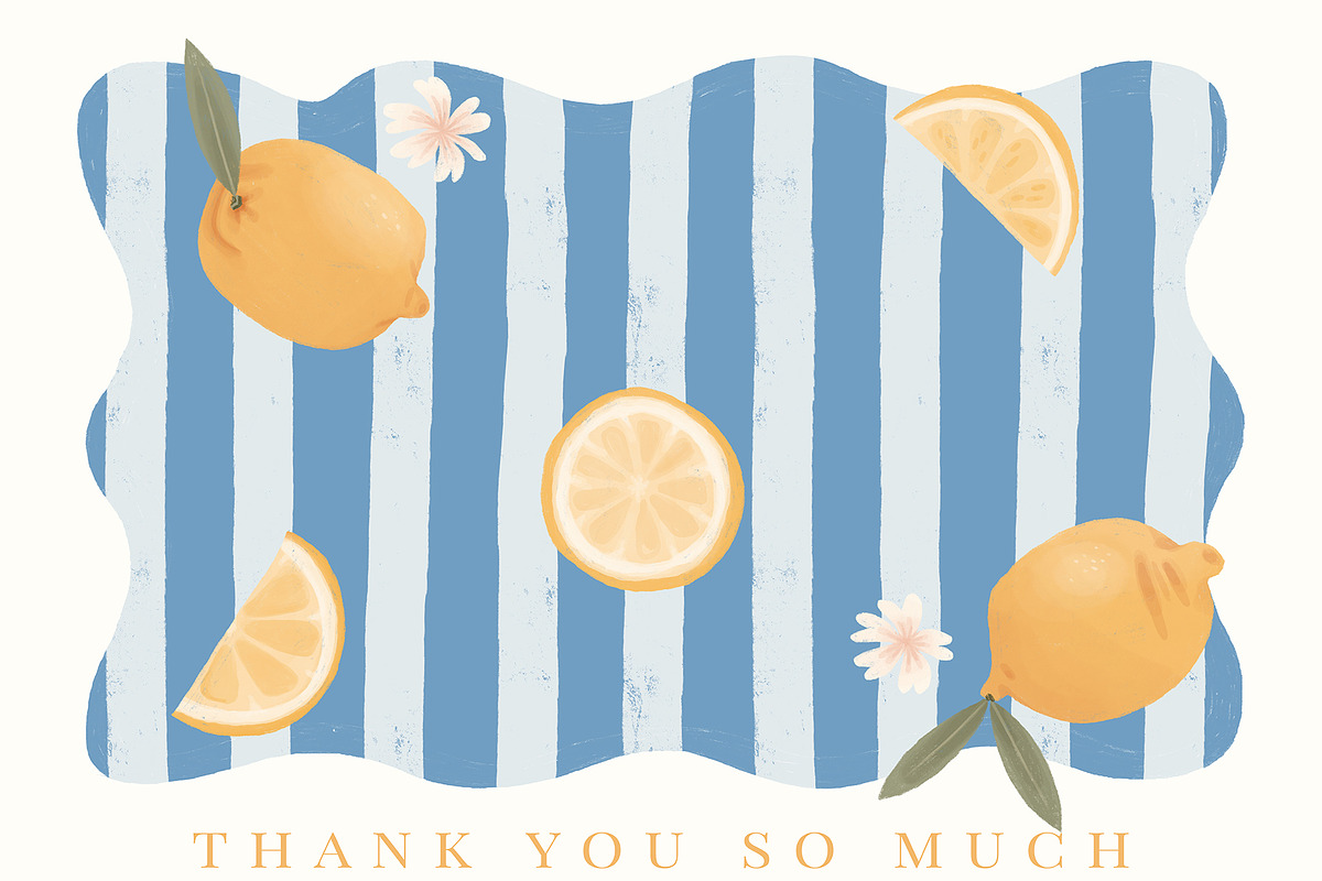 FRUITY - summer fruits & berries set, an Object Graphic by Cute Atelier (Photo 8 of 8)