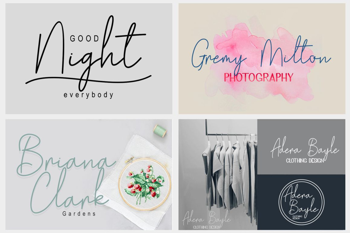 All in one Font Bundles, a Script Font by MSG Studio (Photo 4 of 15)