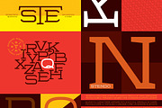 Stendo Extended Regular - Wide Font, a Slab Serif Font by Stypeface (Thumbnail 1 of 4)