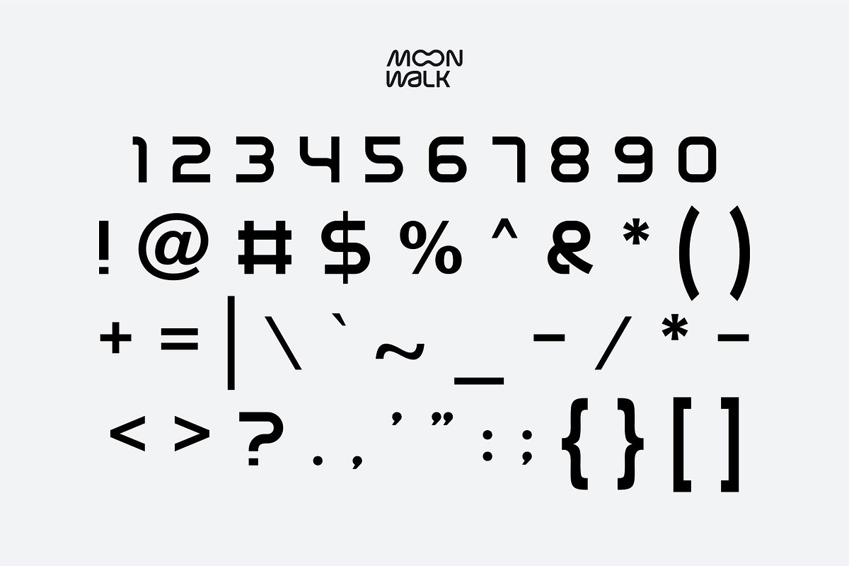 Moon Walk Font | Futuristic Font, a Sans Serif Font by WhymoreArt (Photo 10 of 10)
