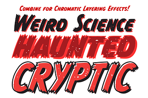 Monster Mash - A Ragged Comic Font