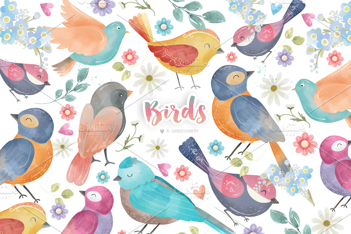 Birds design, an Animal Illustration by designloverstudio