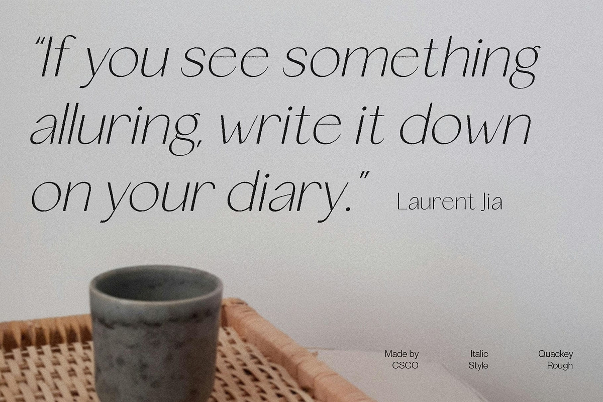 Quackey Rough, a Sans Serif Font by Craft Supply Co. (Photo 4 of 8)
