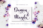 Bondieta script, a Script Font by akrtype (Thumbnail 2 of 8)