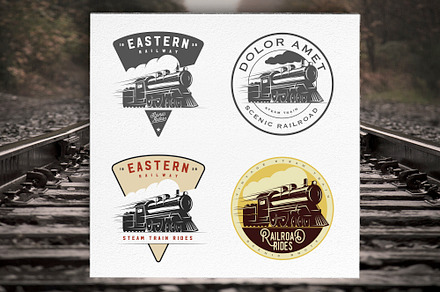 Vintage steam train stuff 