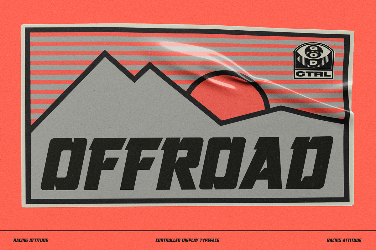 Crosser Display Typeface, a Sans Serif Font by God Control (Photo 6 of 9)