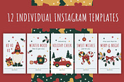 Christmas Instagram Templates, a Social Media Template by Floralis (Thumbnail 2 of 3)