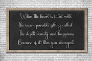 Heaven Writing, a Handwritten Font by InermediaSTUDIO (Thumbnail 4 of 7)