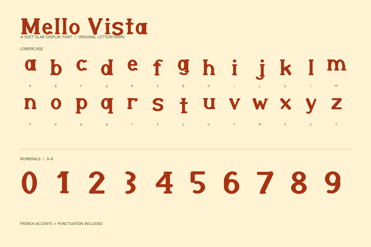 Mello Vista - Bold Retro Rounded, a Slab Serif Font by Colorsfav (Photo 7 of 8)