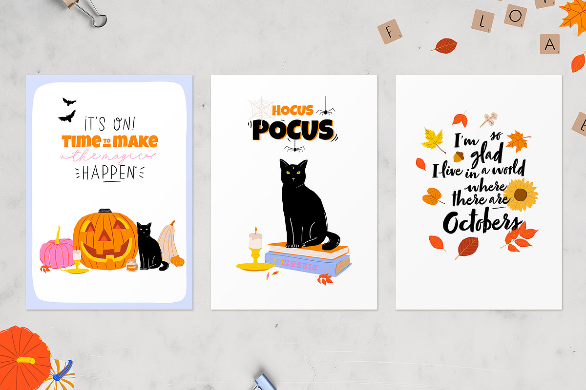 Fall season: Halloween is coming!, a Seasonal Illustration by Ruslana Lubenets (Photo 10 of 17)