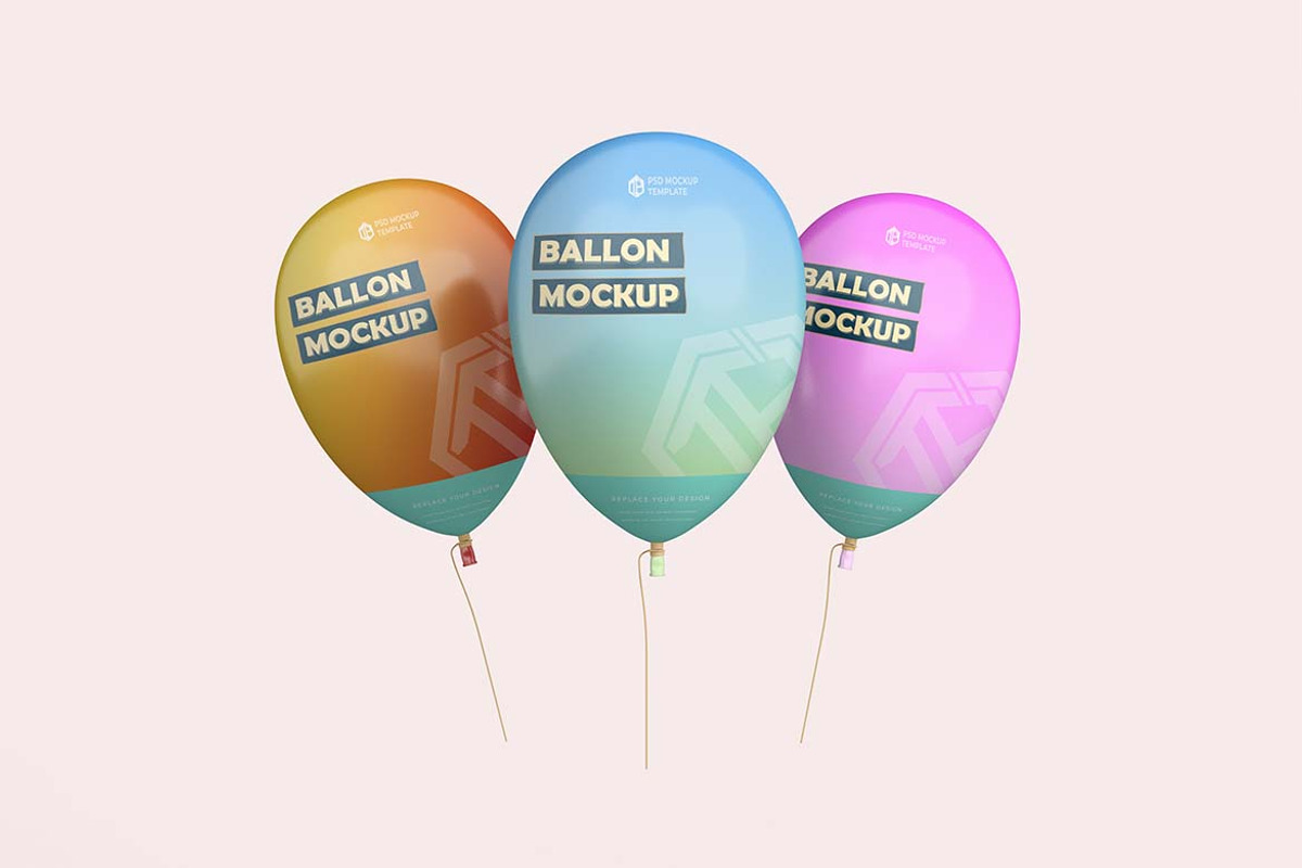 Balloons Mockup, an Advertising Mockup by tiyasprabawa (Photo 2 of 5)
