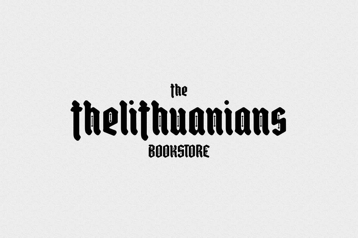 High Nobiety Modern Blackletter Font, a Blackletter Font by Maulana Creative (Photo 3 of 8)