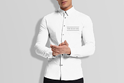 Shirt Logo Branding Mockup, a Shirt Mockup by Jinro (Thumbnail 5 of 6)