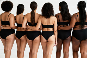 Women Embracing Body Positivity, a Person Photo by Virgo Studio