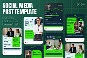 Business Service Instagram Post, a Social Media Template by Annora Studio (Thumbnail 1 of 6)