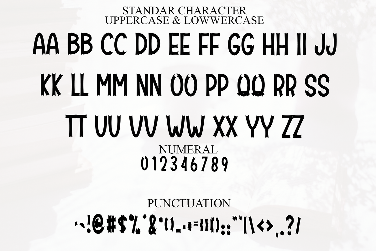 Hallo Scary, a Sans Serif Font by FreshTypeINK (Photo 5 of 8)