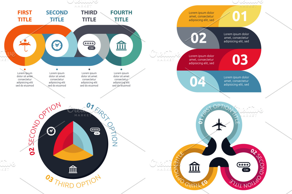 Flexible Infographic Bundle (vol.6), a Presentation Template by Infographic Paradise (Photo 4 of 5)