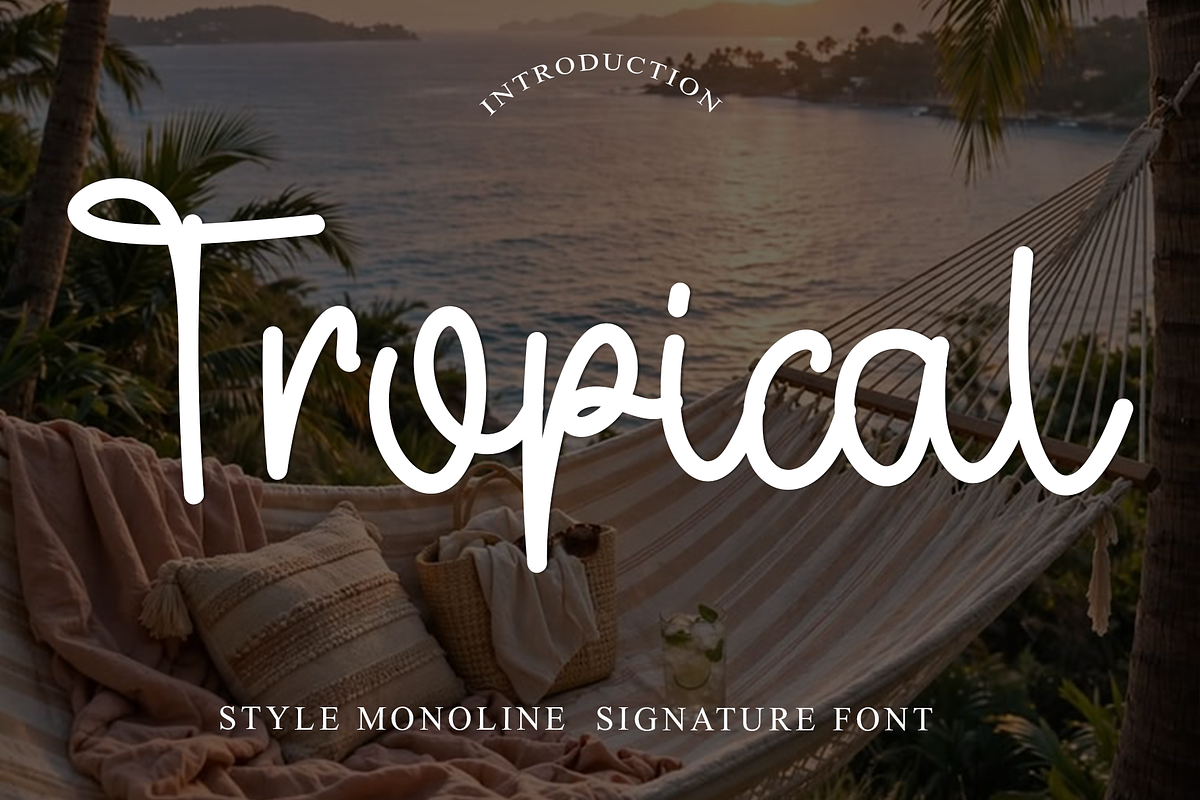 Tropical, a Handwritten Font by FreshTypeINK (Photo 1 of 8)