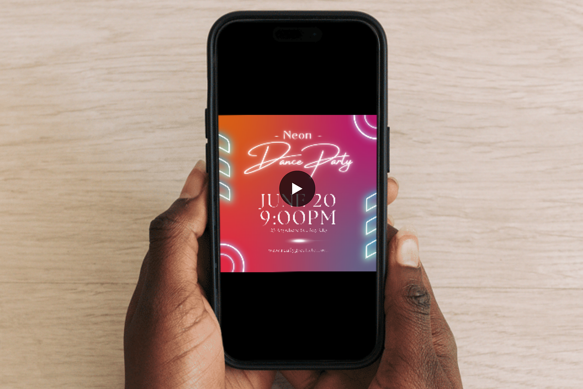 Neon Dance Party Instagram Posts, a Templates & Theme by TemplateCastleStore (Photo 8 of 9)