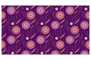 Floral Motif Illustration, a Pattern Graphic by Creative Backgrounds