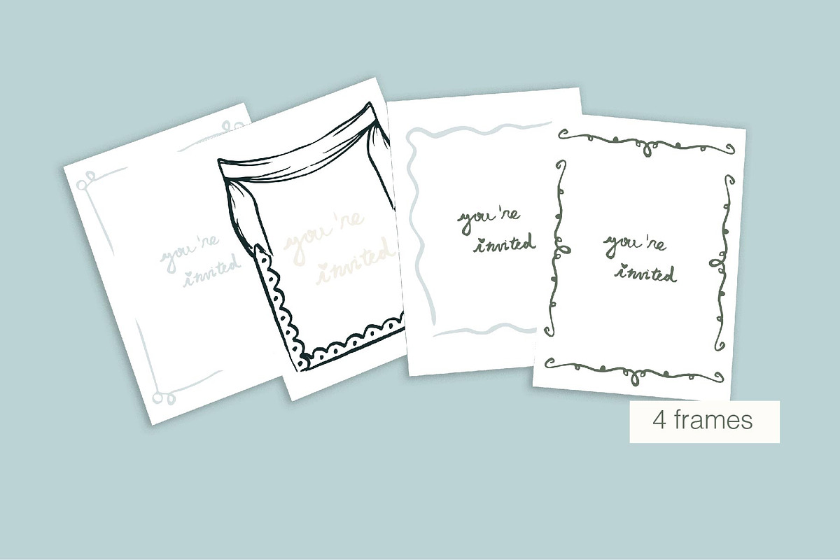 Whimsical wedding party Clipart, an Object Graphic by MayBay Studio (Photo 7 of 7)