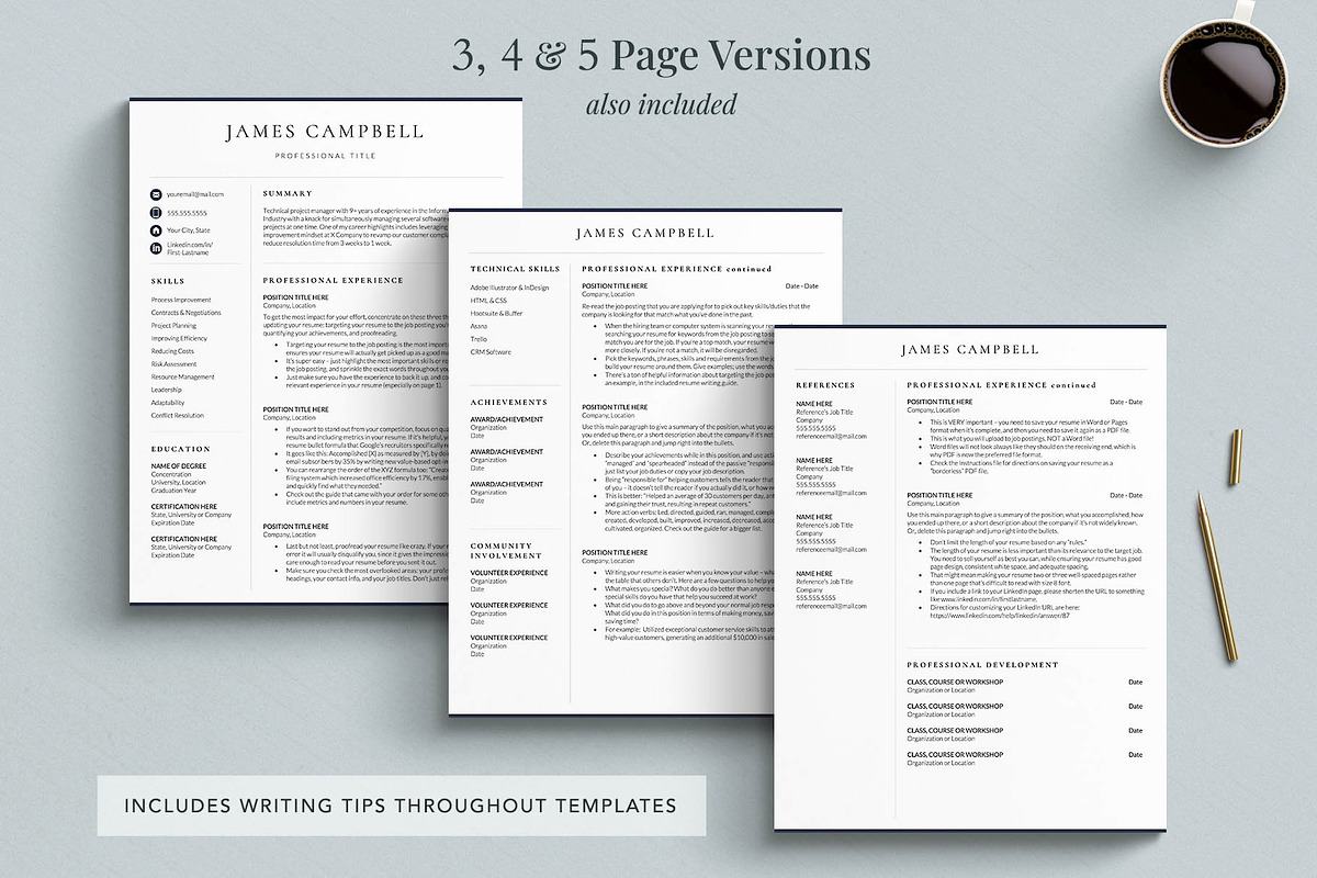 Executive Resume Template for Google, a Resume Template by Get Landed (Photo 4 of 11)
