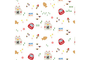 Japan Seamless Pattern