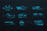 Sci-fi Futuristic element HUD Design, a Technology Illustration by ZinetroN (Thumbnail 5 of 9)